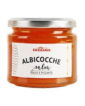 Salsa słodko-pikantna morelowa - Salsa dolce-piccante di albicocche - Lazzaris 110g