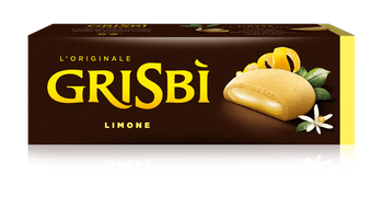 Włoskie ciasteczka waniliowe nadziewane kremem cytrynowym - Grisbi 150 g