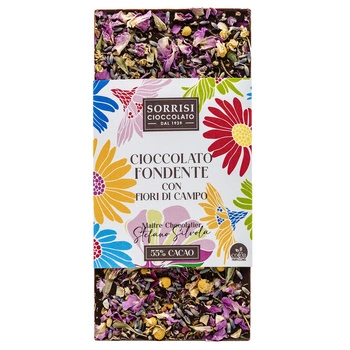 Czekolada gorzka z kwiatami polnymi 55% - Boella&Sorrisi 80 g