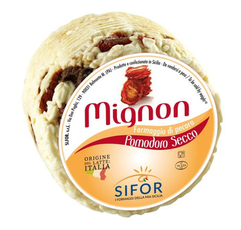 Ser owczy z pomidorami suszonymi - formaggio di pecora pomodoro secco - Mignon