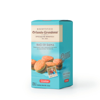 Włoskie ciasteczka  Baci di Dama - Grondona 180g 