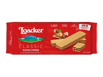 Włoskie wafelki z kremem neapolitaner - Loacker 175 g