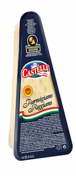 Ser parmezan parmigiano reggiano DOP dojrzewający 12 miesięcy  - Nuova Castelli 125 g