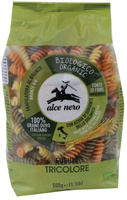 Makaron świderki fusilli trójkolorowy semolinowy BIO - fusilli tricolora BIO - Alce Nero 500g