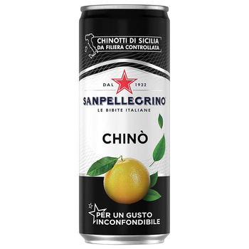 Włoski napój bezalkoholowy Chinotto - Chino - Sanpellegrino  330 ml